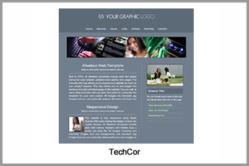 TechCor Responsive Template
